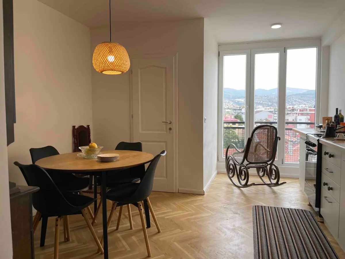 Nice apartment in the heart of city, with a view