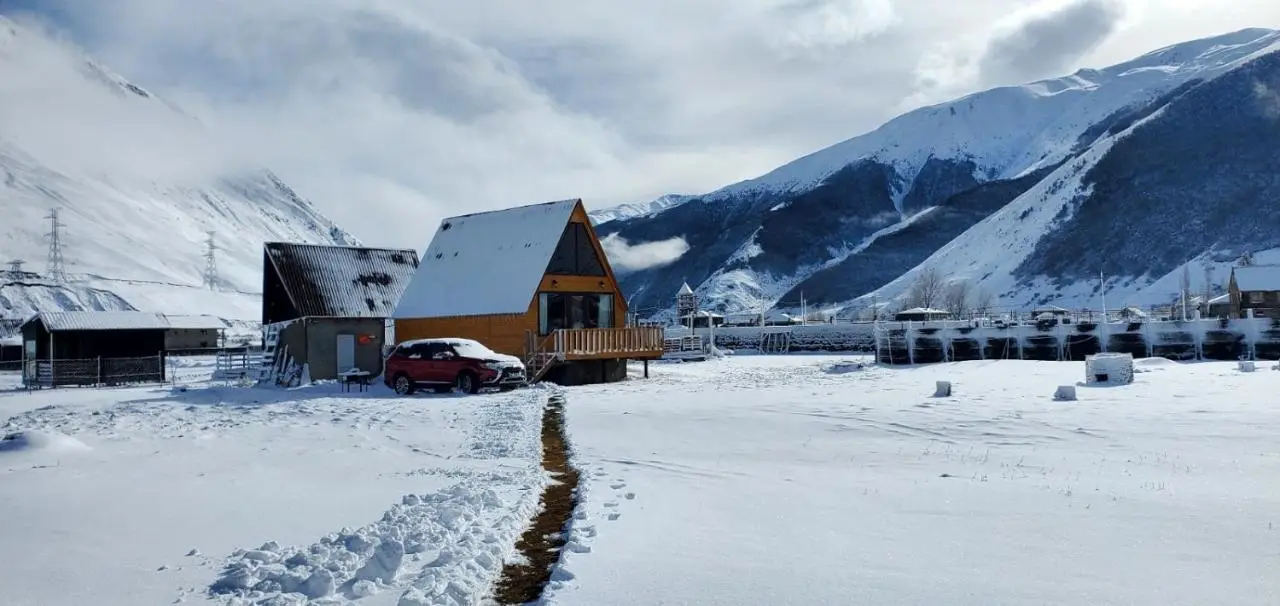 Mountain hut in Kazbegi
