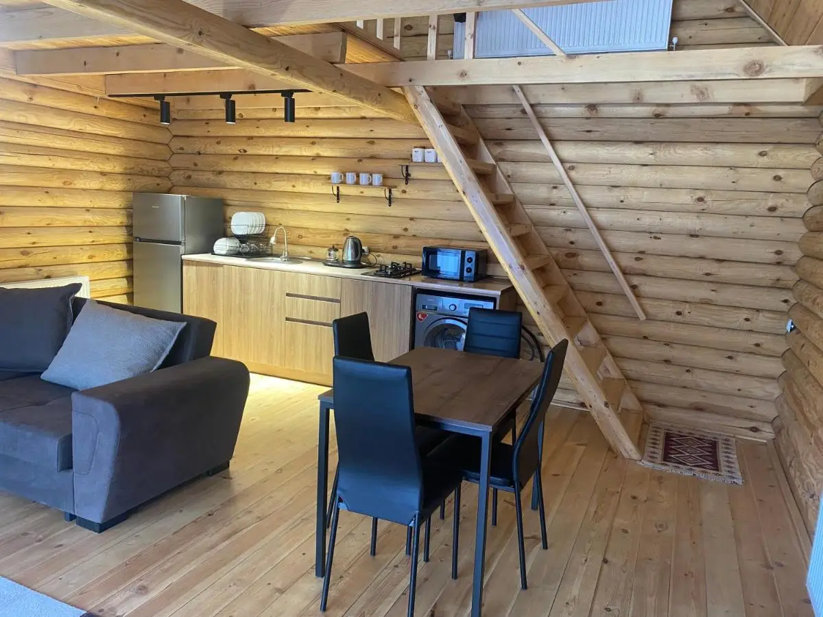 Wooden hut