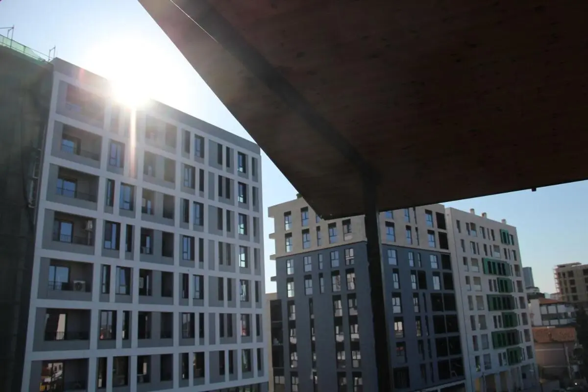 Cozy big apartment with balcony