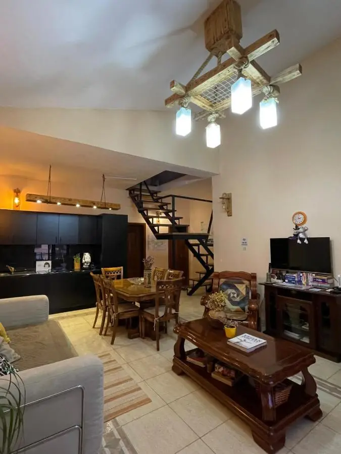 Cozy big apartment with balcony