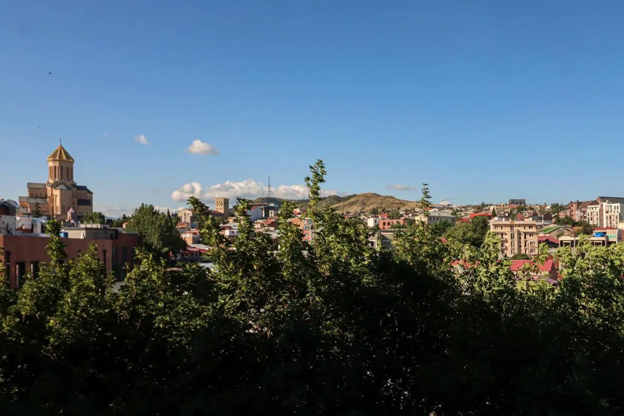 Bright 1BR with Sameba view Avlabari - by Wehost