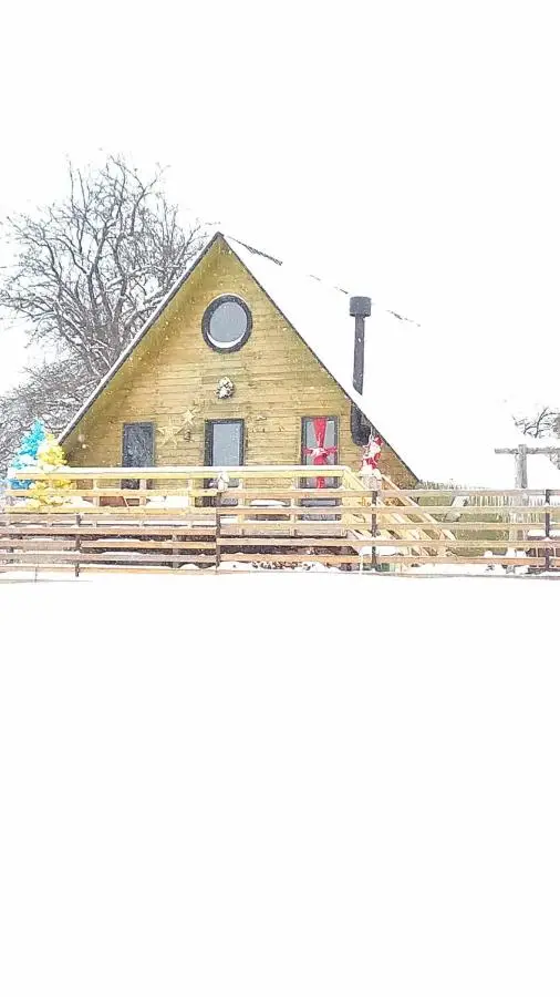 Wooden cottage "green house" in Bakuriani